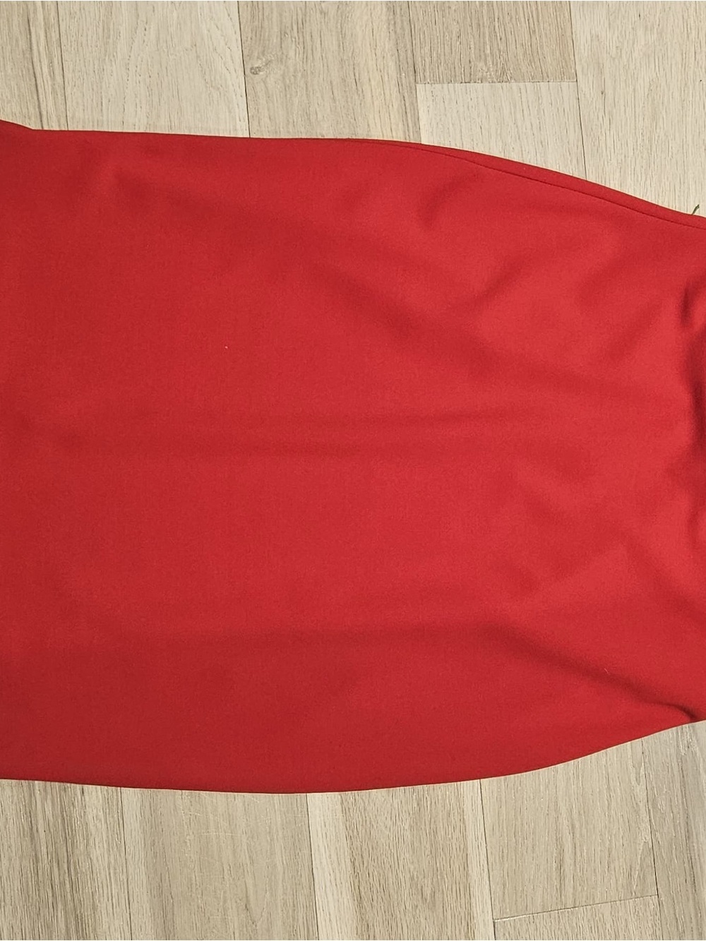 Women's Red Pencil Skirt — Sleek Tailored Fit